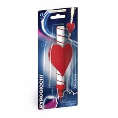 Ijsfontein met rood hartje kado