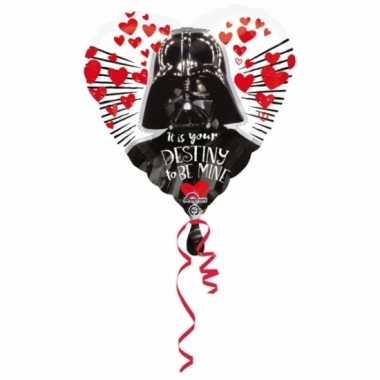 Valentijn star wars hartjes folie ballon 43cm kado