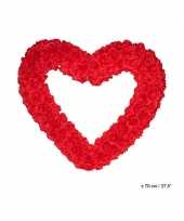 Groot decoratie hart 70 cm rood kado