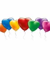 Valentijn 20x gekleurde hartjes ballonnen kado