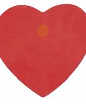 Valentijn hartjes slinger rood 4 meter kado