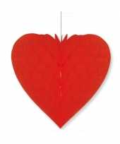 Valentijn rood decoratie hart 28 cm kado