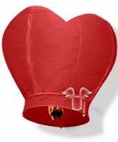 Valentijn wensballon rood hart 100 cm kado